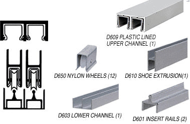 Deluxe Track Assembly with D609 Upper and D603 Lower Track