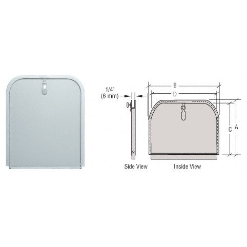 CRL 10-1/8 x 8-1/4" Package Drop Slot