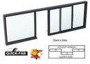 Horizontal Sliding Service Window OXO Format - Choose Options