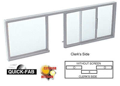 Horizontal Sliding Service Window OXO Format - Choose Options