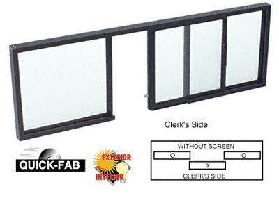 Horizontal Sliding Service Window OXO Format - Choose Options