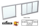 Horizontal Sliding Service Window OXO Format - Choose Options