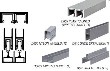 Deluxe Track Assembly with D609 Upper and D603 Lower Track