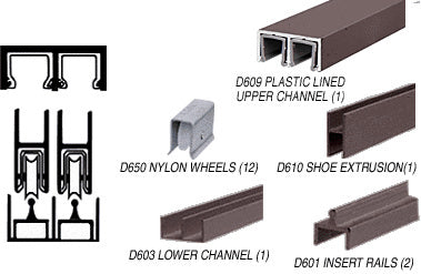 Deluxe Track Assembly with D609 Upper and D603 Lower Track