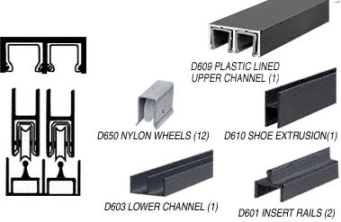 Deluxe Track Assembly with D609 Upper and D603 Lower Track