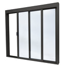 CRL Standard Size Manual DW Deluxe Service Window (Glazed or Unglazed) - Sill, Half-Track or Full-Track Option