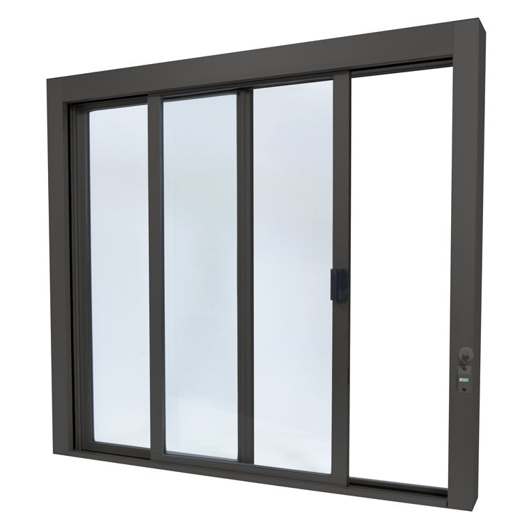 CRL Standard Size Self-Closing Deluxe Service Window (Glazed or Unglazed) - Sill, Half-Track or Full-Track Option