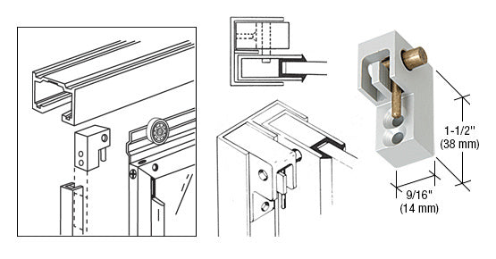 CRL Right Handed Window Catch for Pass-Thru Windows