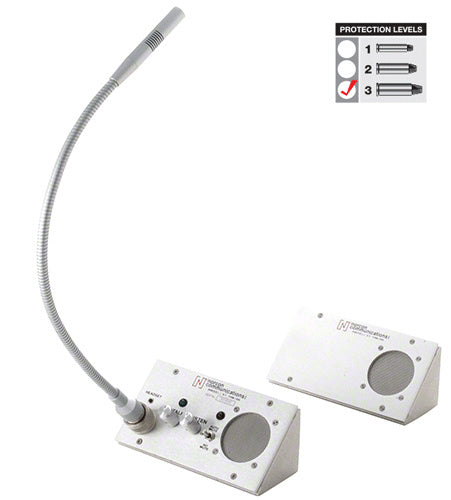 CRL Satin Anodized 115V AC "X" Model Counter-Top Two-Way Electronic Communicator