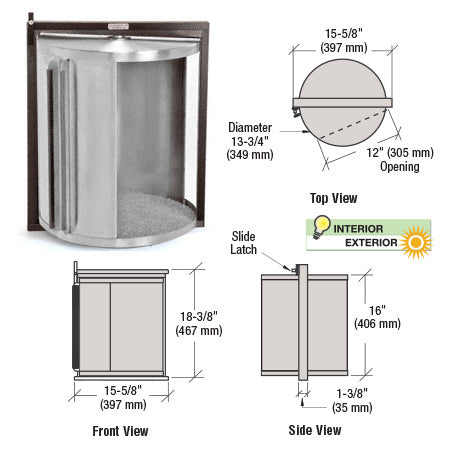 CRL Framed Rotating Drum