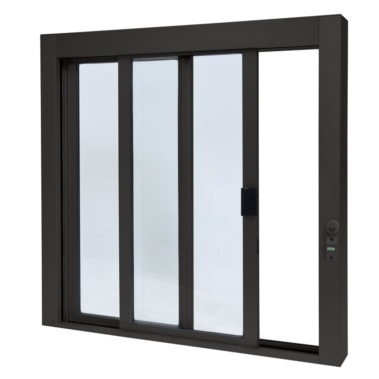 CRL Standard Size Self-Closing Deluxe Service Window (Glazed or Unglazed) - Sill, Half-Track or Full-Track Option