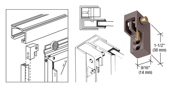 CRL Right Handed Window Catch for Pass-Thru Windows