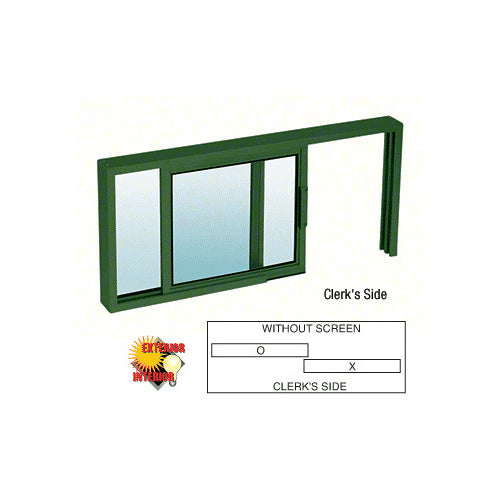 Horizontal Sliding Service Window XO or OX Format - Custom