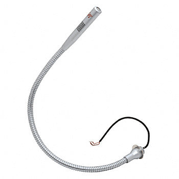 CRL Satin Anodized Standard Hardwired Gooseneck Microphone