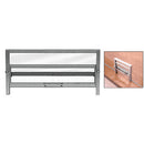 CRL Vertical Sliding Insert for Ticket Window with Glass - Choose Size