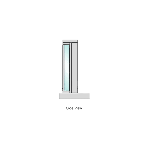 Custom Size - CRL Bi-Fold Service Window - Self Closing