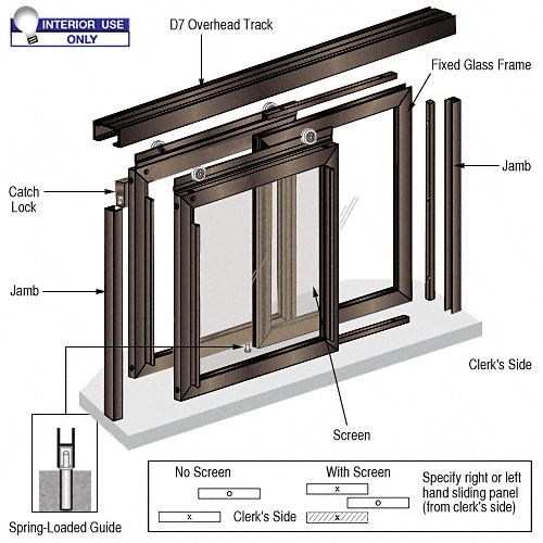 Framed Interior Pass-Thru Window Kits