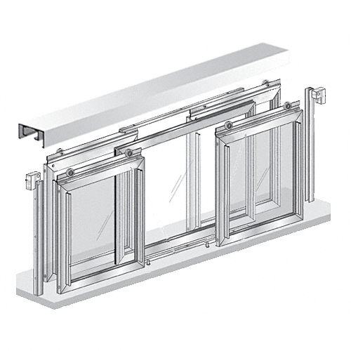 Fawn Horizontal Sliding Pass-Thru Assembly XOX