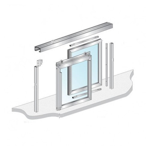 Florence Horizontal Sliding Pass-Thru Assembly OX-XO