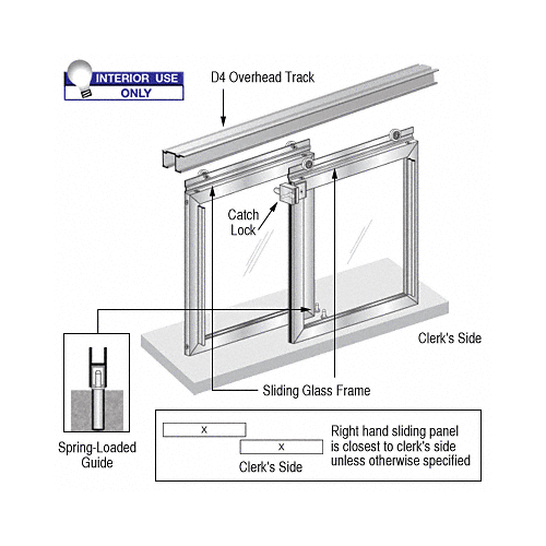 Daisy Horizontal Sliding Pass-Thru Assembly XX