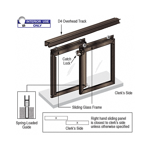 Daisy Horizontal Sliding Pass-Thru Assembly XX