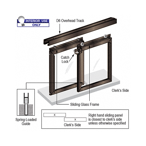 Daisy Horizontal Sliding Pass-Thru Assembly XX