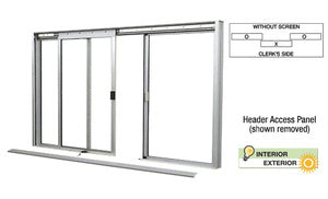 Custom Size -  CRL DW Series Manual Deluxe Sliding Service Window OXO