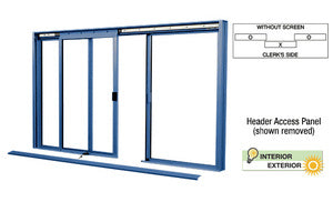 Custom Size -  CRL DW Series Manual Deluxe Sliding Service Window OXO