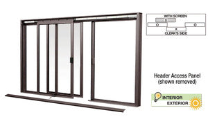 Custom Size -  CRL DW Series Manual Deluxe Sliding Service Window OXO