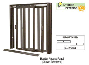 Custom Size -  CRL DW Series Two Panel Manual Deluxe Sliding Service Window XX