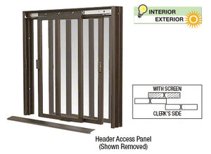 Custom Size -  CRL DW Series Two Panel Manual Deluxe Sliding Service Window XX