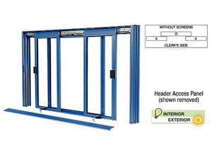 Custom Size -  CRL DW Series Manual Deluxe Sliding Service Window XOX