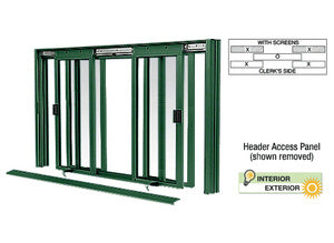 Custom Size -  CRL DW Series Manual Deluxe Sliding Service Window XOX