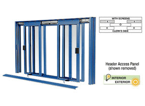 Custom Size -  CRL DW Series Manual Deluxe Sliding Service Window XOX