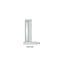 Custom Size - CRL Bi-Fold Service Window - Self Closing