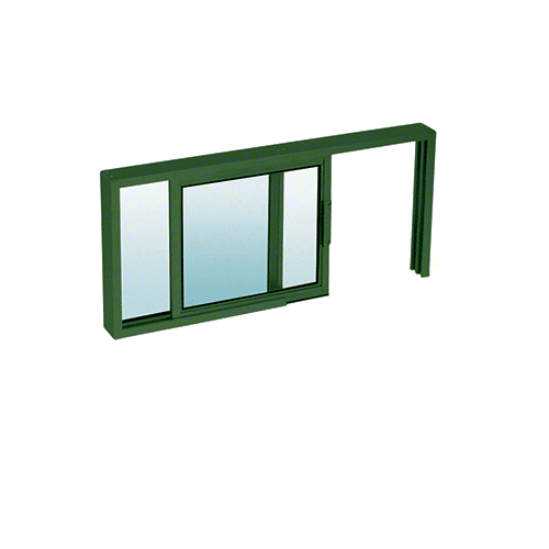 Lockable Sliding Service Window Horizontal Sliding Service Window XO or OX Format - Custom