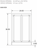 Bi-Fold Transaction Windows - Semi-Automatic, Manual (QuikServe)